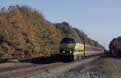 NMBS 6295 with 6 M2 coaches + NMBS 6297 as train IRe3231 (Neerpelt - Antwerpen Oost) at Balen, nov 2001