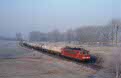 DB Cargo 155 212 + tank wagon train from Eberswalde (BRD) to Stendell (BRD) at Stendell (BRD) on 13 December 2002