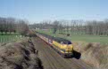 NMBS 6220 + 5 M2 coaches as train L 1862 (Gent St. Pieters - Geraardsbergen) at Deftinge (B), 2 March 2002