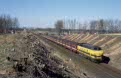 NMBS 6292 + 5 M2 coaches as train L 1863 (Gent St. Pieters - Geraardsbergen) at Deftinge (B), 2 March 2002