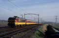 NMBS 1189 + 2 NS ICR-BNL + 3 NS Buurland + 1 NS ICR-BNL control coaches as train Int 630 (Amsterdam Centraal, NL - Brussel Zuid, B) at Dordrecht Zuid (NL), 8 March 2002