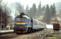 UZ M62 1546 restarts its engine at Vorokhta (UA) with a Dolyna (UA) - Yasinya (UA) extra Dzherelo hotel train on 18 April 2005.