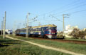 UZ ER1-54 will soon arrive at Evpatoriya Kurort (UA) with passenger train 6633 from Simferopol (UA) on 26 April 2005.