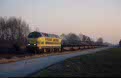 NMBS 5178 + copper train 47940 (Romania - Hasselt Vorming, B - Herentals, B) at Geel (B), December 2002