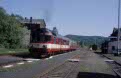 CD 853 015 + 1 CD coach as passenger train from Liberec (CZ) to Turnov (CZ) at Hodkovice nad Mohelk (CZ) on 9 May 2002