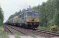 PKP SU46 007 + freight train from Horka Gbf (BRD) to Wegliniec (PL) at Horka (BRD) on 11 May 2002