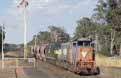 V/Line P 23 + FA A 71 in Broadford on 11 January 2001