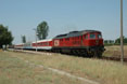 BDZ 07.111 + 1 BDZ + 1 HZ + 2 BDZ coaches + 6 car carriers as Optima train 13122 (Villach, A - Edirne, TK) at Cesnegirovo (BG), 27 June 2005.