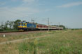 BDZ 46.235 + 7 BDZ coaches as train Fast 3622 (Burgas, BG - Sofia, BG) at Atolovo (BG), 30 June 2005.