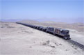 FERRONOR 405 + 416 + iron ore train (Los Colorados - Huasco) at Vallenar, 21 November 2005